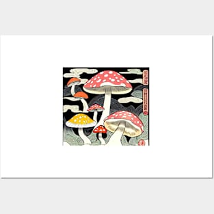 Midnight Fungi Posters and Art